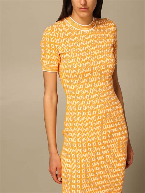 orange fendi dress|fendi dresses for women.